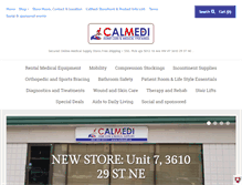 Tablet Screenshot of calmedi.com
